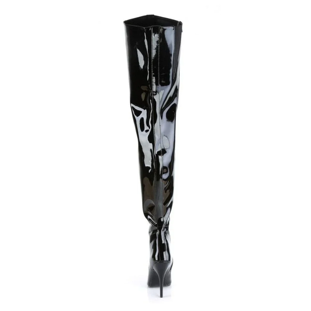 PLEASER Seduce-4010 Black SZ: 8